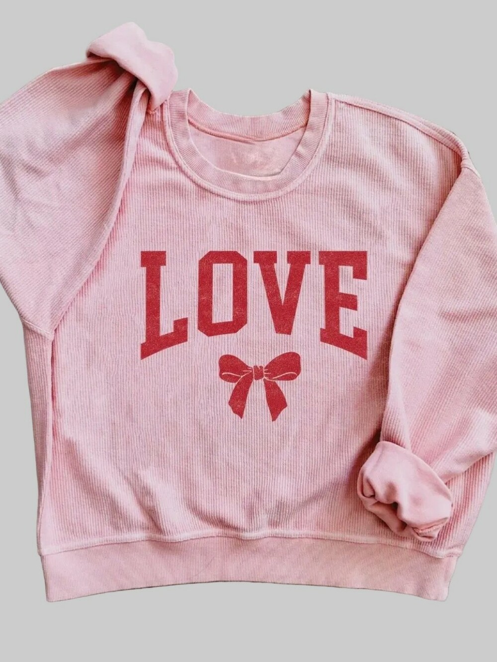 Oat Collective "Love Bow" Graphic Sweatshirt